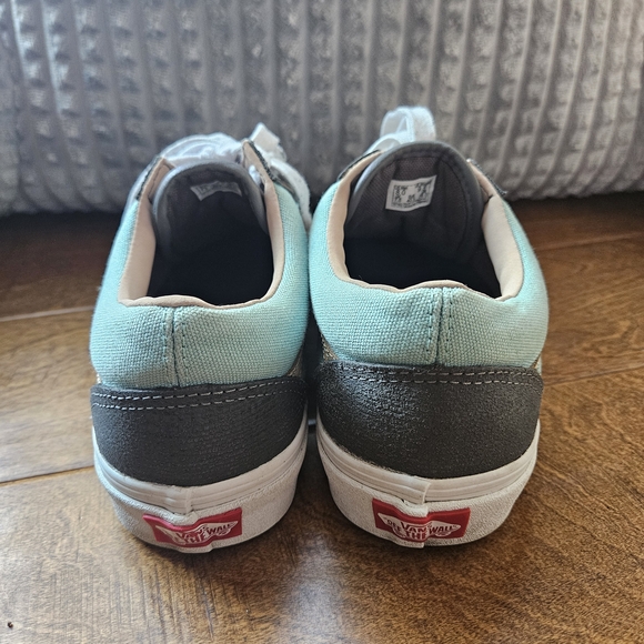 Vans Mint and Charcoal Sneakers - Picture 4 of 12
